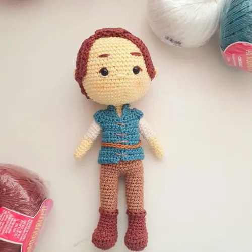 Rapunzel e Flyn Rider Amigurumi