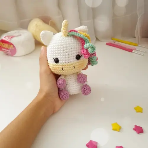 Unicórnio Amigurumi