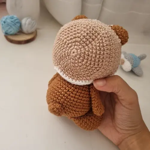 Ursinho Aviador Amigurumi