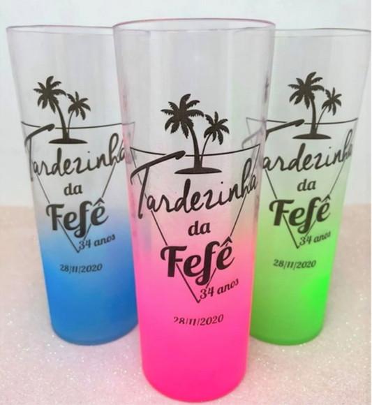Copo Long Drink Degradê Personalizado 350ml