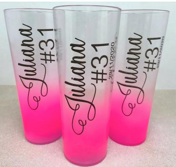 Copo Long Drink Degradê Personalizado 350ml