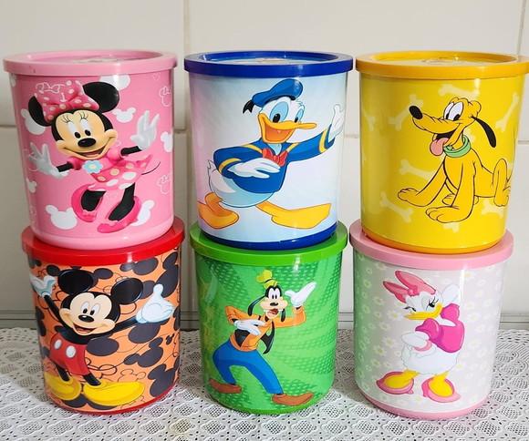 Kit 10 Pote Tipo ninho Disney