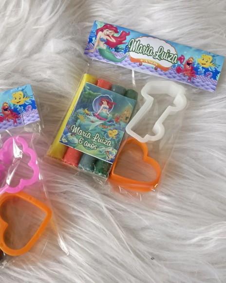 Kit Massinha e Moldes Sereia