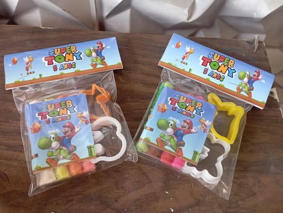 Kit Massinha e Moldes Super Mario