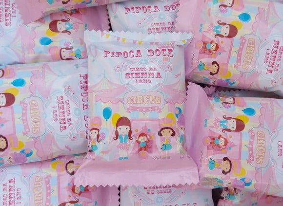 Pipoca Doce Circo Rosa
