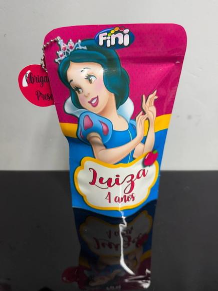 Saquinho Zip Lock com Balas Fini Branca de Neve