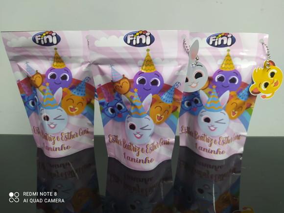 Saquinho Zip Lock com Balas Fini Bolofofos