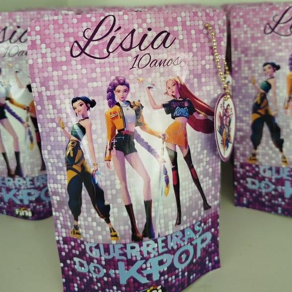 Saquinho Zip Lock com Balas Fini Guerreiras do Kpop