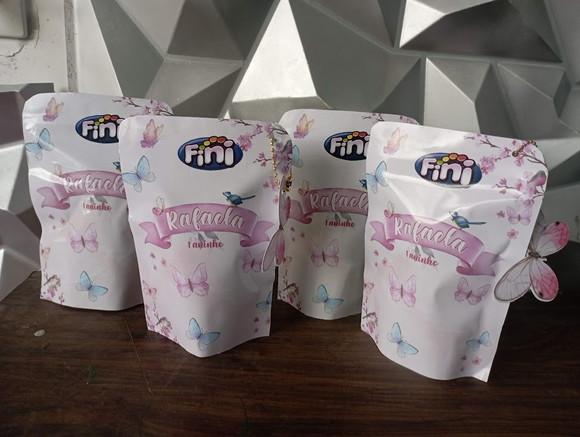 Saquinho Zip Lock com Balas Fini Jardim Encantado