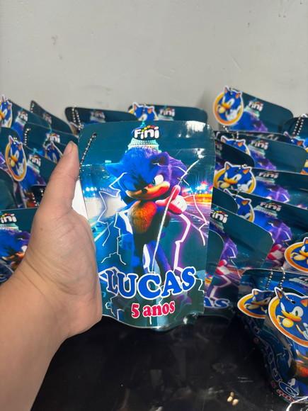 Saquinho Zip Lock com Balas Fini Sonic