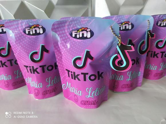 Saquinho Zip Lock com Balas Fini Tik Tik