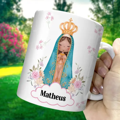 2 Caneca Porcelana Padrinhos