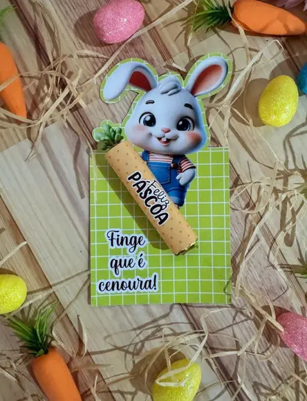Cartão Batom Pascoa