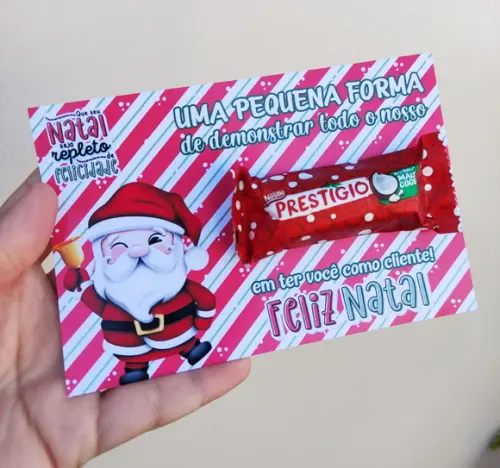 Cartão de Natal Mini Prestigio Cliente