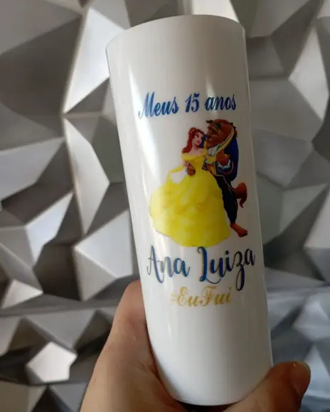Copo Long Drink a Bela e a Fera