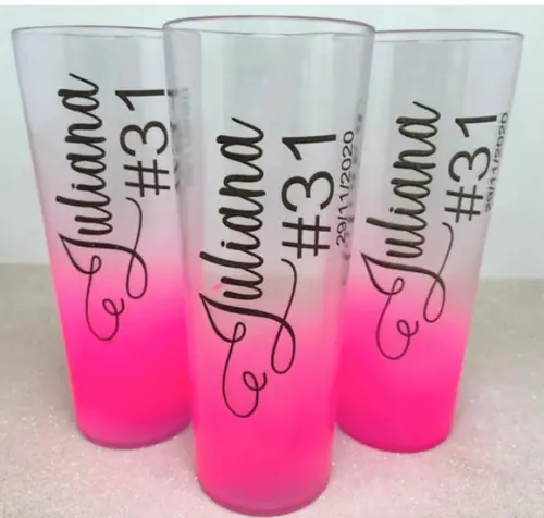 Copo Long Drink Degradê Personalizado 350ml