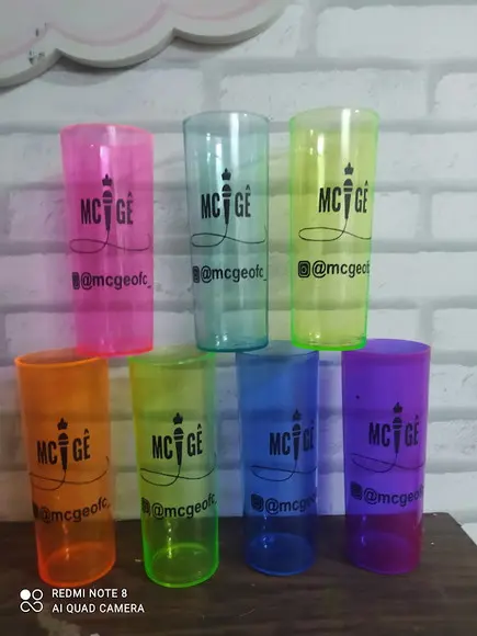 Copos Long Drink Neon