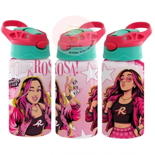 Garrafa Infantil Personalizada com Bico Emilly Vick
