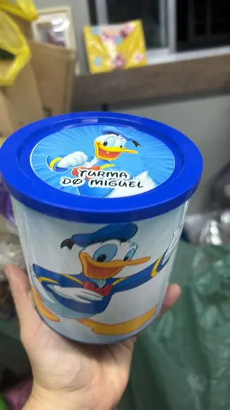 Kit 10 Pote Tipo ninho Disney