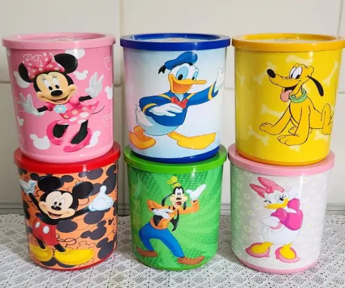 Kit 10 Pote Tipo "ninho" Disney