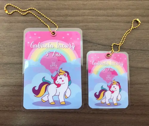 Kit 2 Tags para Mochila Identificação