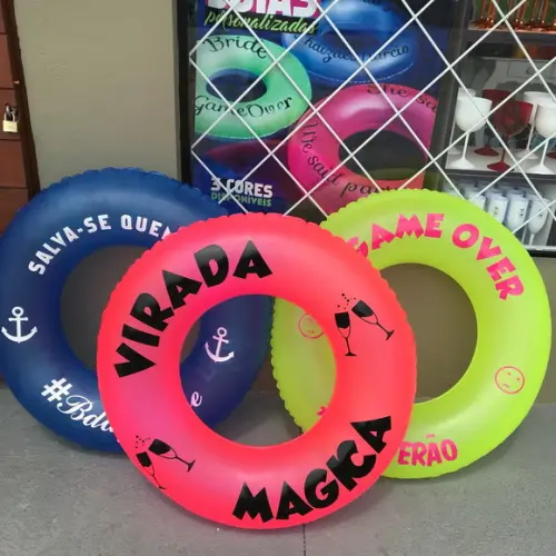 Kit 3 Bóias Personalizadas 90 cm
