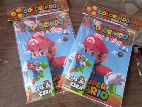 Kit Colorir Super Mario
