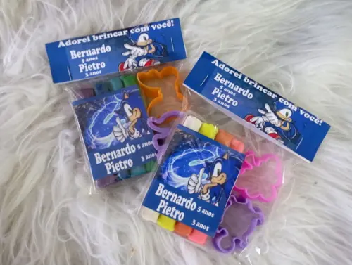 Kit Massinha e Moldes Sonic