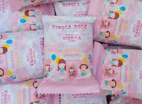 Pipoca Doce Circo Rosa