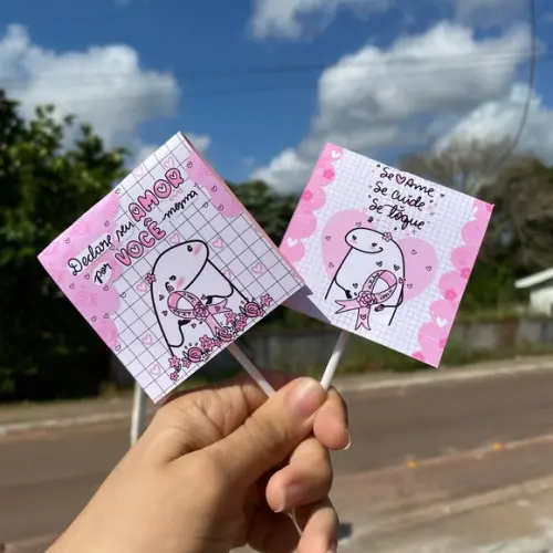 Pirulito Outubro Rosa