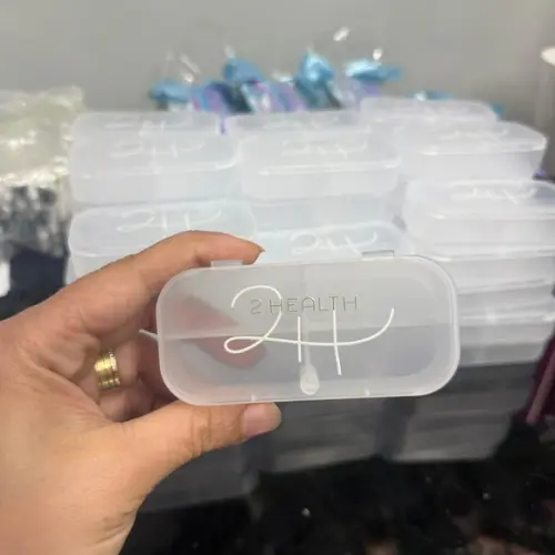 Porta Comprimido de 4 Divisórias - Personalizado