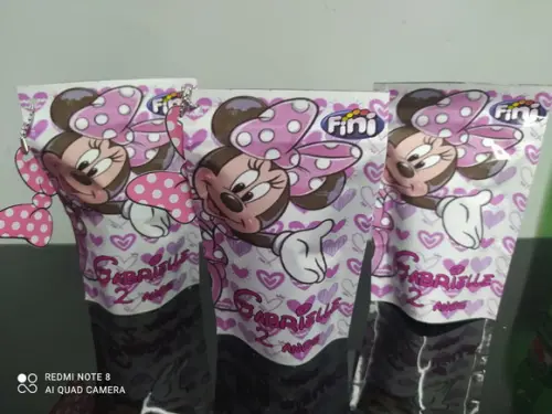 Saquinho Zip Lock com Balas Fini Minnie Mouse