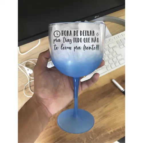 Taça Gin Acrilico Personalizada