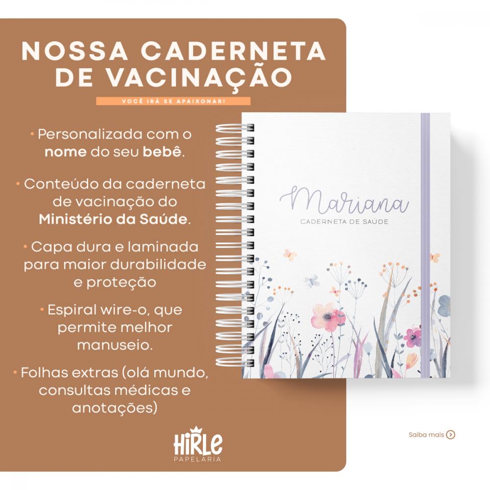 Caderneta de Vacina - Jardim da Mari - Edição 2026