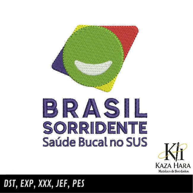 Matriz Bordado Brasil Sorridente
