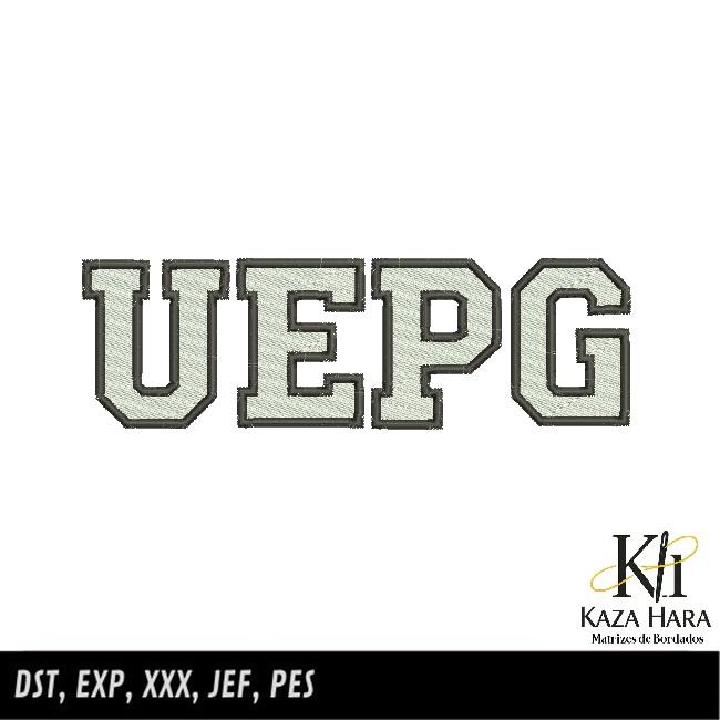 Matriz Bordado UEPG Escrita