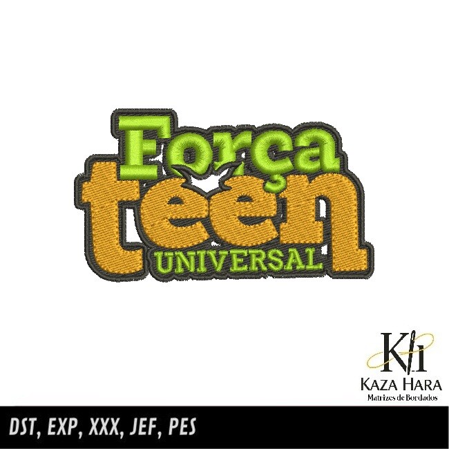 Matriz Bordado Força Teen