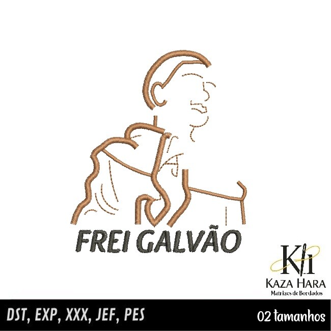 Matriz Bordado Frei Galvão 001
