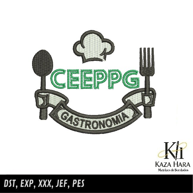 Matriz Bordado CEEPPG Gastronomia