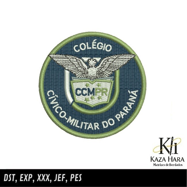 Matriz Bordado Colégio Cívico Militar do Paraná