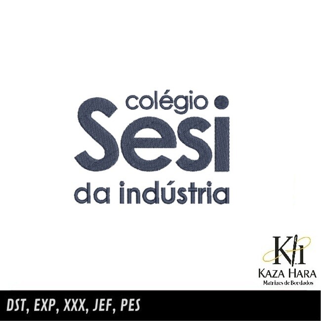 Matriz Bordado Colégio Sesi