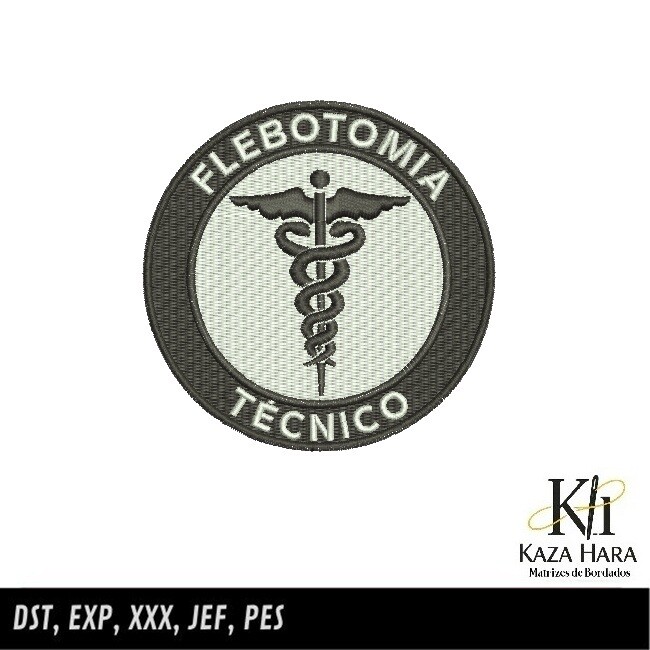 Matriz Bordado Técnico em Flebotomia