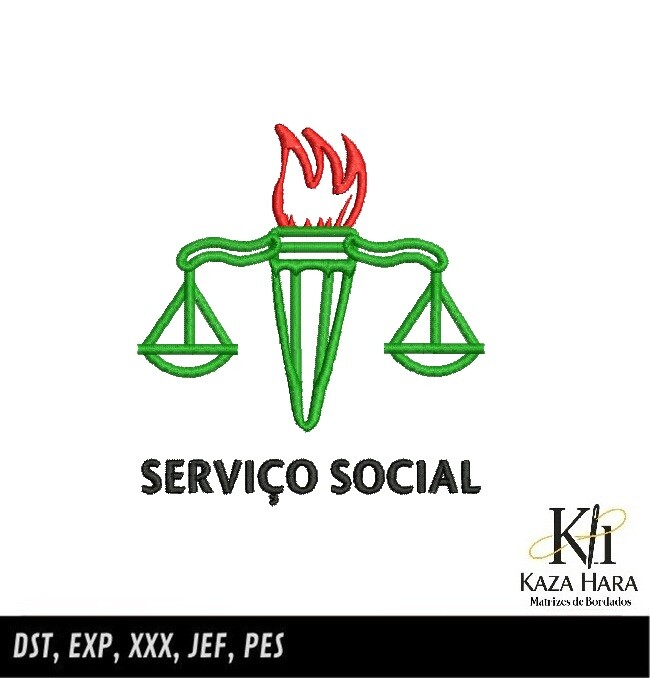 Matriz Bordado Serviço Social 002