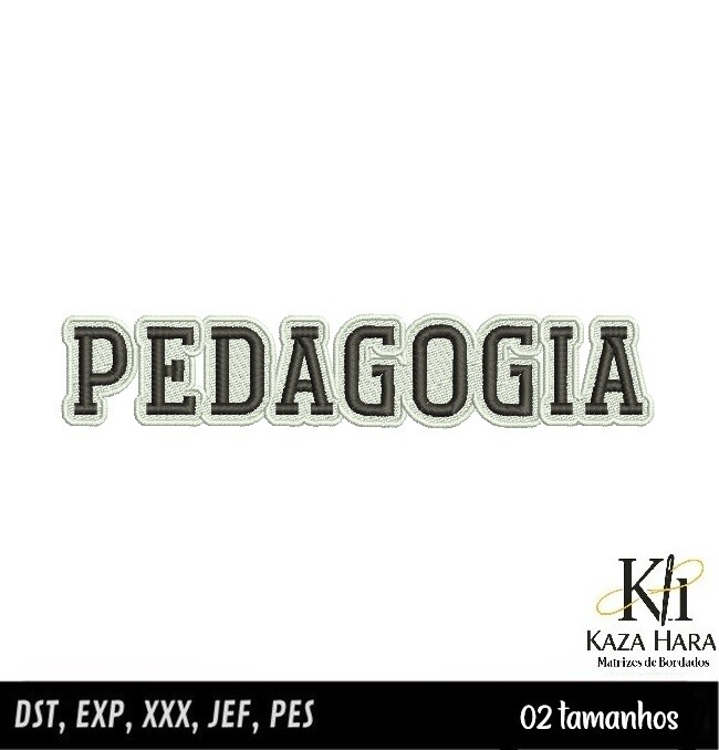 Matriz Bordado Pedagogia 002