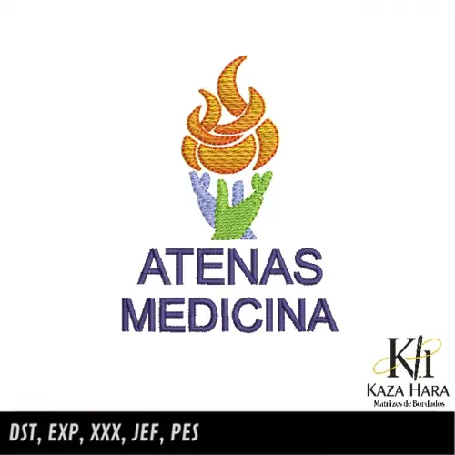 Matriz Bordado Atenas Medicina