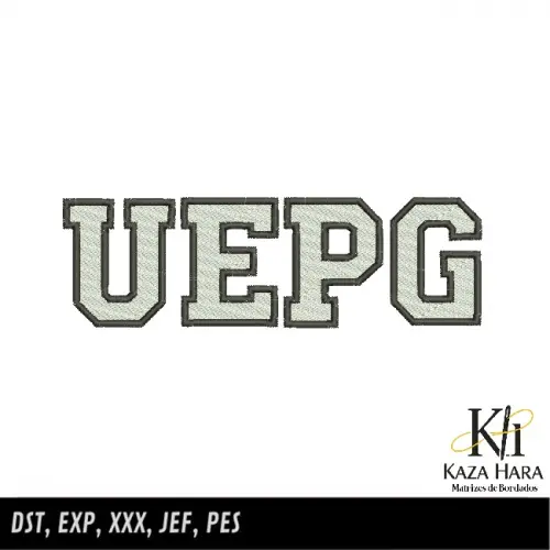 Matriz Bordado UEPG Escrita