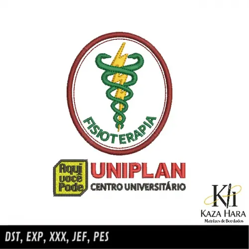 Matriz Bordado Uniplan Fisioterapia