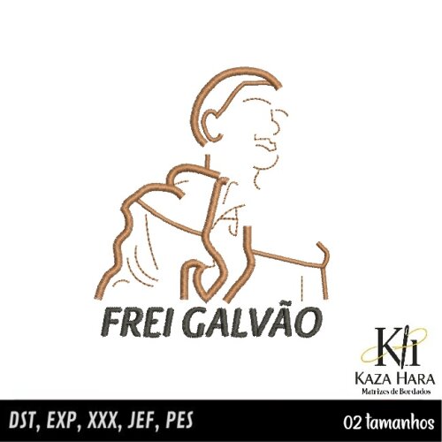 Matriz Bordado Frei Galvão 001