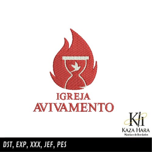 Matriz Bordado Igreja Avivamento