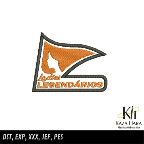 Matriz Bordado Ladies Legendários Tag